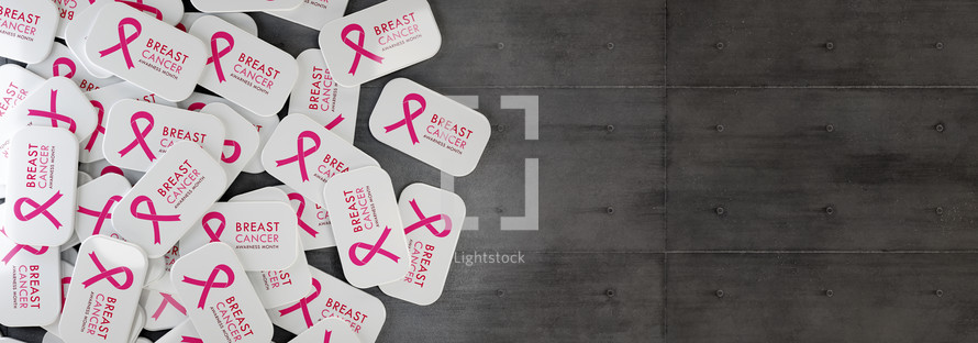 Breast cancer awareness pins 