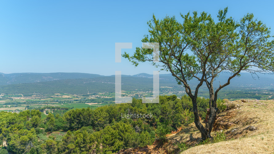 landscape scenery at Roussillon France