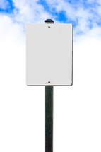 blank sign 
