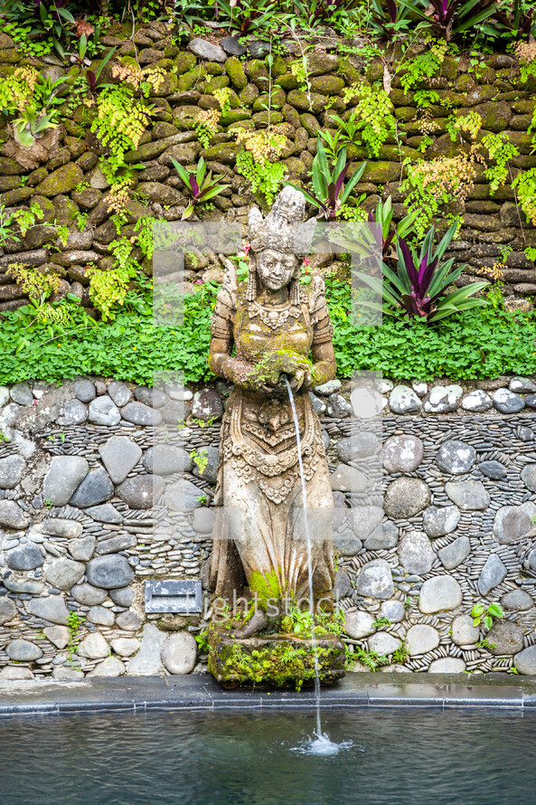 fountain in Bali 