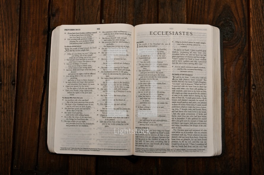 Scripture Titles - Ecclesiastes