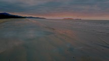 Wonga beach at dusk 