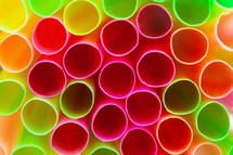 neon straws