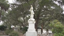 Savannah, Georgia, USA - Bonaventure Cemetery scenic bluff of the Wilmington River