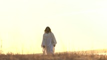 Jesus walking 