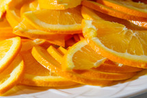 Orange slices.