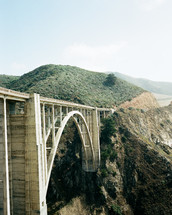 bridge between two mountains 