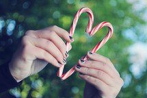 candy cane heart 