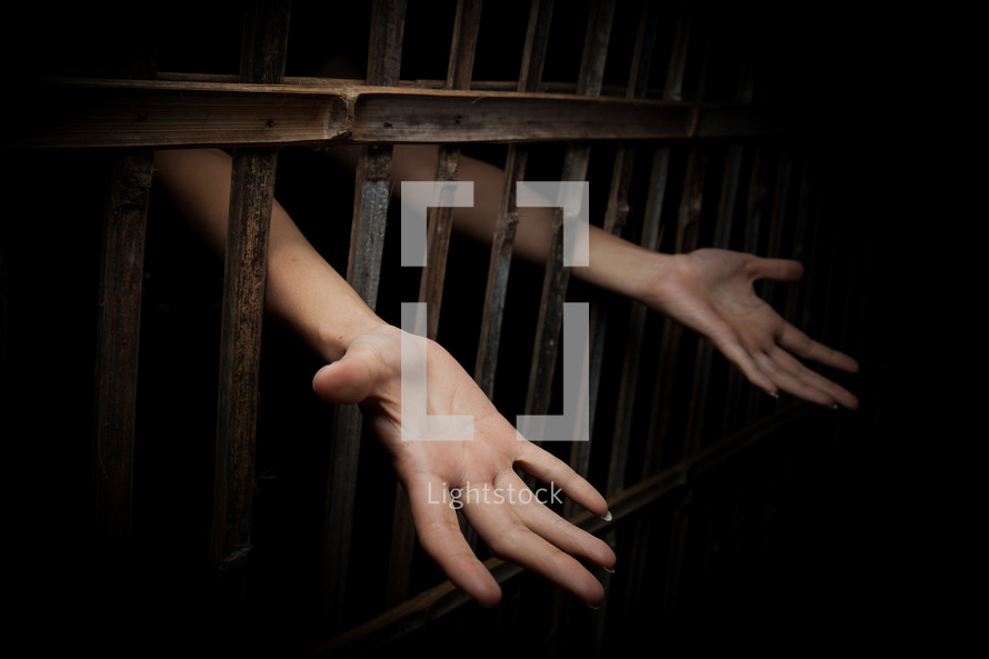 behind bars 