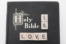 Holy Bible is love. 