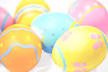 Decorated Easter eggs.