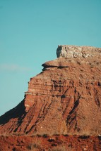 red rock cliff