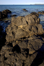 rocks on a shore in Nosy Be 