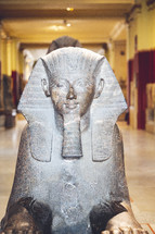 sphinx sculpture in a museum in Egypt 