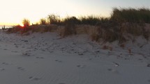 sand dunes and sea 