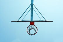 old abandoned street basketball hoop sports equipment