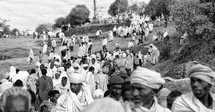 ethiopia crowd of people in the celebration