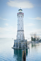 Lindau Harbor lighthouse 