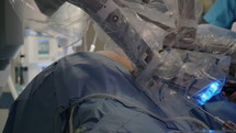 Minimally Invasive Robotic Surgery using advanced technology in a hospital.