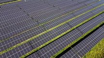 Aerial View of the solar panels	
