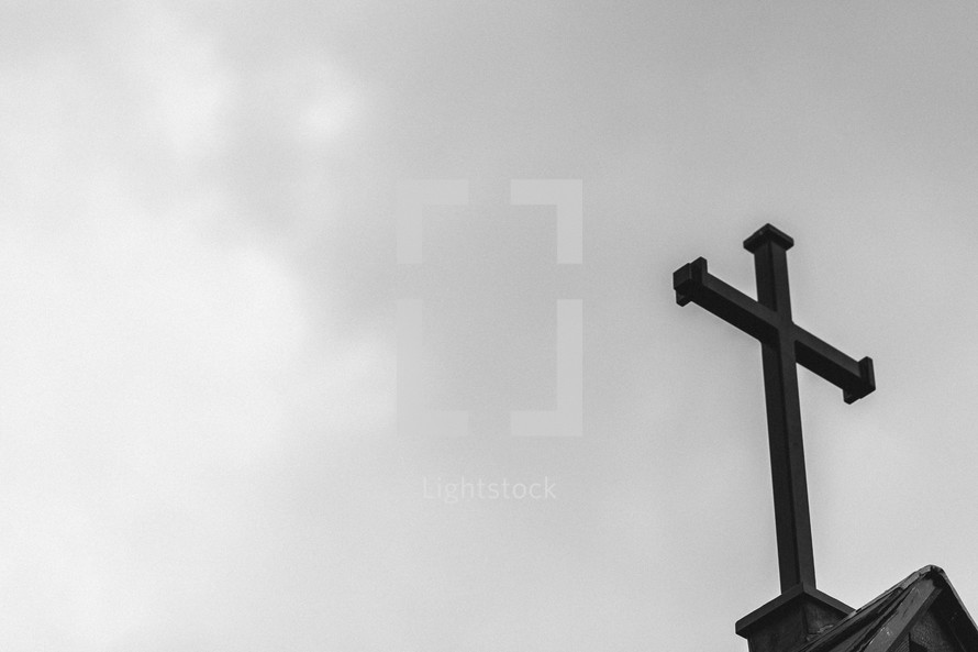 cross on a steeple 