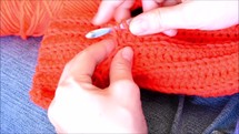 knitting needle crocheting