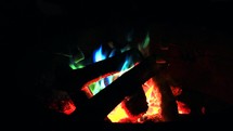 colorful flames 