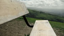 Park bench on a mountain top | Empty Bench | Alone | Solitude | 