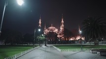 The Blue Mosque Sultanahmet Camii İstanbul Türkiye at Night Istanbul, Turkey