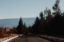dead end road on a Mauna Kea 