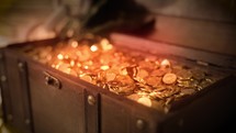 treasure chest of gold 