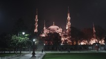 The Blue Mosque Sultanahmet Camii İstanbul Türkiye at Night Istanbul, Turkey