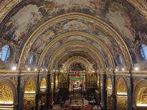 ornate paintings on ceilings 