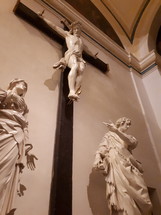 marble Jesus on the cross