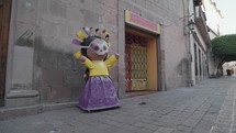 The Day of The Dead Día de Muertos Lelé Mexican Doll in The Street of Santiago de Querétaro, Mexico