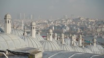 İstanbul Türkiye Old City Cityscape and Galata Kulesi Tower from Suleymaniye Mosque Süleymaniye Camii Istanbul, Turkey