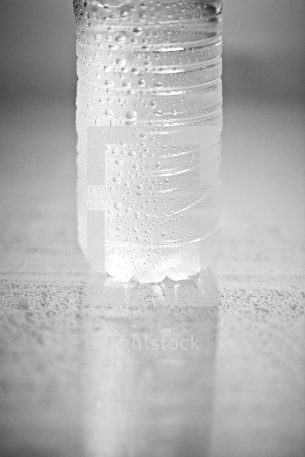 A refreshing bottle of water