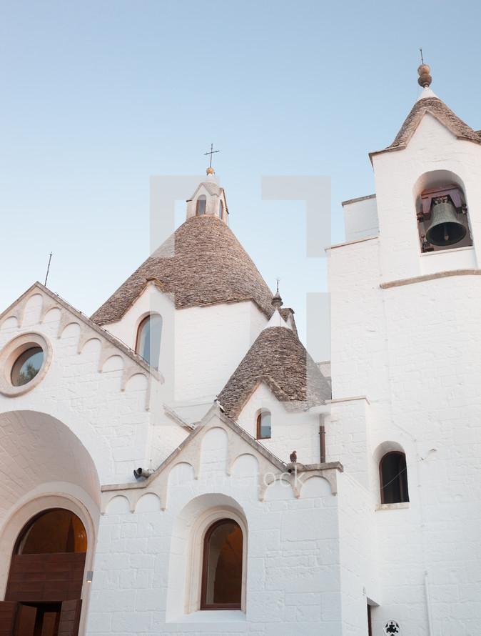 St. Anthony church. Tourist attraction of Alberobello's town in Apulia. Italy.