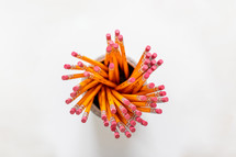 pencils in a jar 