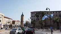 A busy area of Jaffa in Israel