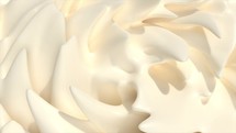 3D cream splash wave rotate endless bg