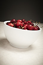 A bowl of cherries