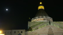 The basilica of the annunciation in Nazareth city center