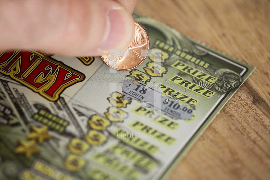 scratch off lottery ticket 