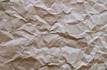 crumpled brown paper to use a background image