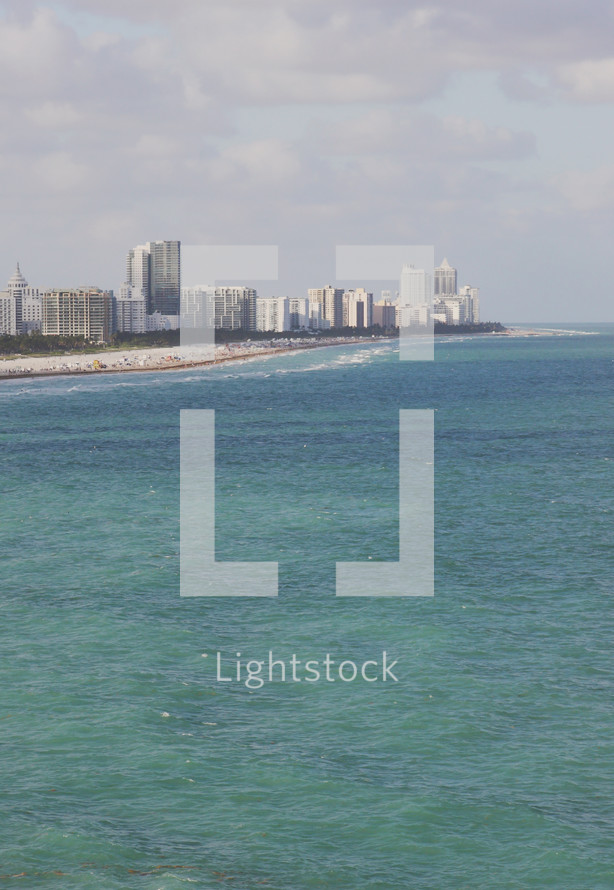 Miami coastline 