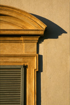shadow from and exterior window 
