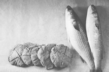 bread and fish