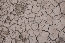 dry ground in the desert, climate change, global warming