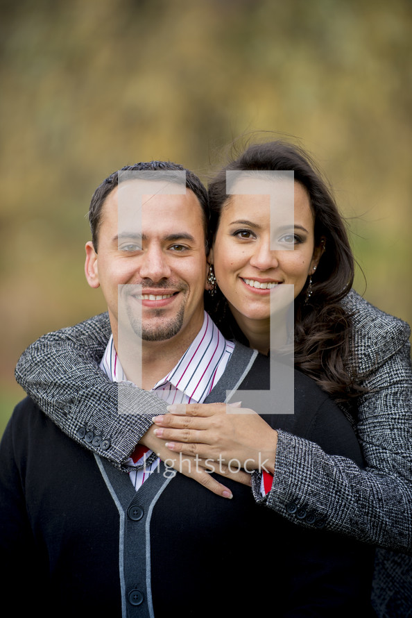 portrait of a happy couple 